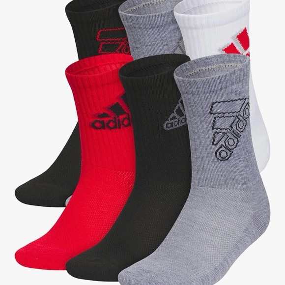adidas Other - Bundle of 2: Adidas Boys Multi-Color Crew Socks